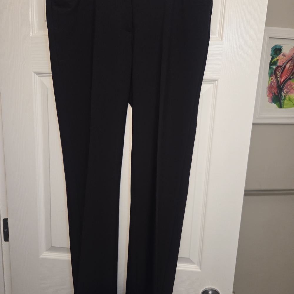 Black Label Classic Black Straight Leg Pants